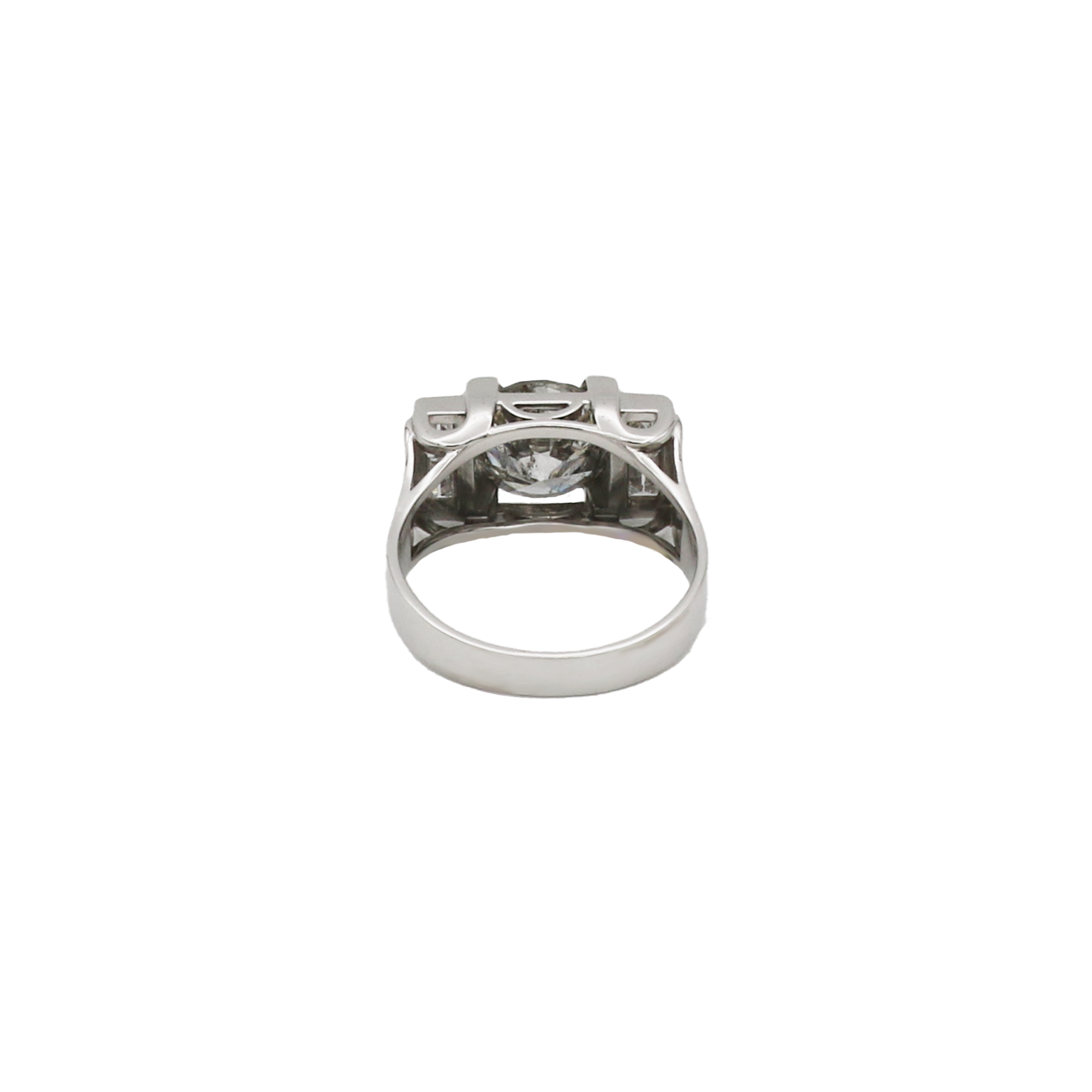 Herren Ring Gr.61 Platin 950 mit insgesamt ca.4,29ct Diamanten - Bild 4