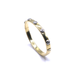Diamanten Armreif 18 cm ca. 0,25 ct Brillanten Bicolor 585/ 14K - Bild 6 Vorschau