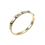Diamanten Armreif 18 cm ca. 0,25 ct Brillanten Bicolor 585/ 14K Vorschau