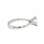 Solitärring Gr. 50 ca. 1,15 ct Diamant Weißgold 750/ 18K - Bild 4 Vorschau