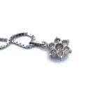 Stern Kette 42cm ca. 0,50 ct Diamanten Weißgold 585/ 14K - Bild 5 Vorschau