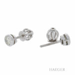 Solitärohrstecker Weißgold 585 / 14K mit je 0,35ct Diamanten - Bild 4 Vorschau