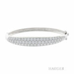 Armreif 17,5cm Platin 950 mit ca. 4ct Diamanten Vorschau