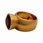 Citrin Ring Gelbgold 750 / 18 Kt. Gr. 60 - Bild 3 Vorschau