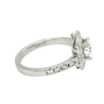 Entourage Ring Gr.58 0,90ct Diamant Weißgold 750/ 18K HRD Zertifikat - Bild 3 Vorschau
