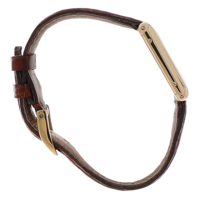 Cartier Tank Louis Cartier Ref. 78086 Gold 18K Emaille Zifferblatt ca. 1980 Handaufzug - Bild 7