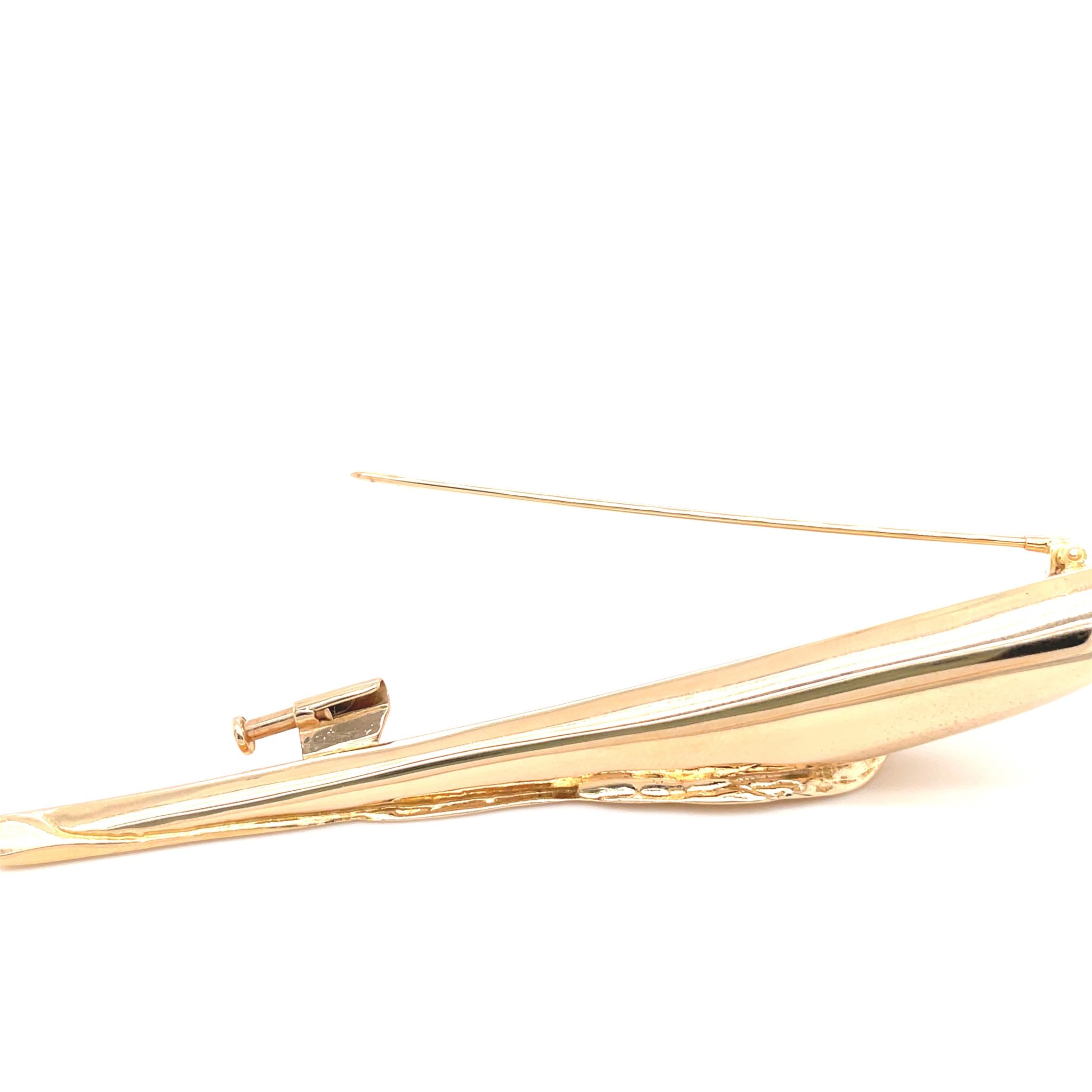 Lapponia „N8“ Brosche Gelbgold 585/14K - Bild 5