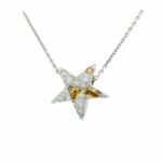 Pomellato Sternanhänger Collier Weißgold 750 / 18K mit Diamanten Vorschau