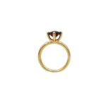 Solitärring Gr.60 Gelbgold 750 / 18K mit einem Granat - Bild 5 Vorschau