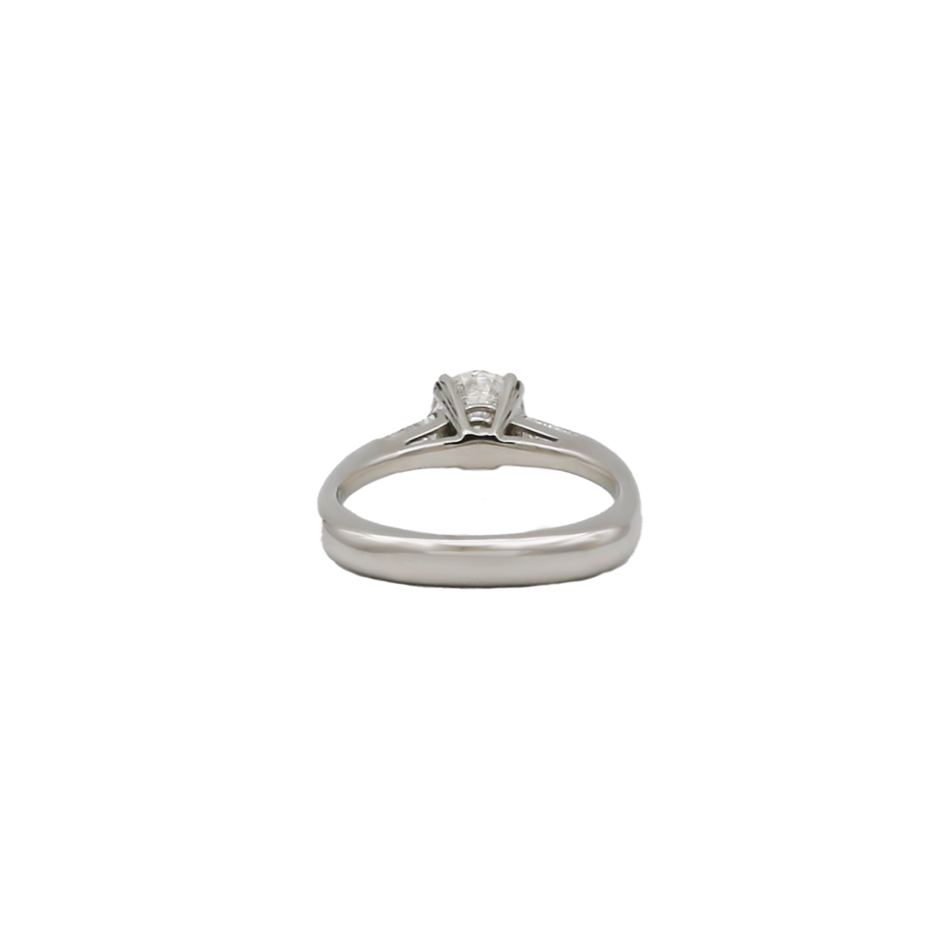 Solitärring Gr. 53,5 ca. 1,06 ct Diamanten Weißgold 750/ 18K - Bild 4