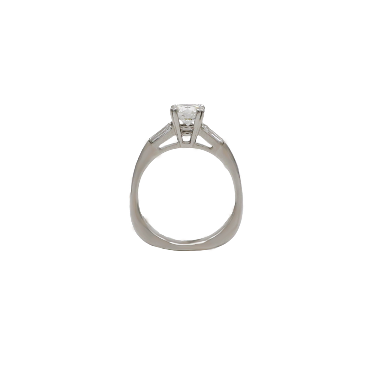 Solitärring Gr. 53,5 ca. 1,06 ct Diamanten Weißgold 750/ 18K - Bild 5