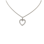 Herz Anhänger Weißgold 750 / 18K mit 0,9ct Brillanten - Bild 4 Vorschau