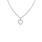 Herz Anhänger Weißgold 750 / 18K mit 0,9ct Brillanten Vorschau