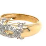 Cartier „C de Cartier“ Ring Gr.48,5 ca. 0,18ct Diamanten Gelbgold 750/ 18K - Bild 5 Vorschau