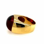 Granat Ring Gr. 51 Gelbgold 750/ 18K - Bild 6 Vorschau