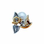 Tiffany & Co. Leaves Gelbgold / Platin Ohrclips mit ca. 1,09ct Diamanten - Bild 3 Vorschau