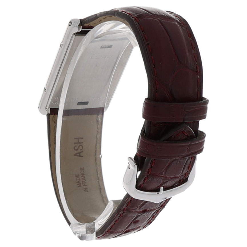 Cartier Tank Basculante Reversible Ref. 2405 Steel 24×35 Saphire ca. 2000 Top - Bild 8