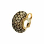 Diamant Ohrstecker Gelbgold 750/18K. ca. 10ct. - Bild 3 Vorschau