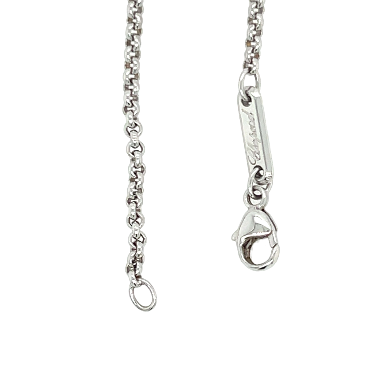 Chopard „Chopardissimo“ Kette 50cm Weißgold 750/ 18K - Bild 6