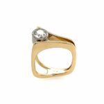 Modischer Diamant Ring Gr.53 ca. 0,80ct Diamant Bicolor 585/ 14K - Bild 7 Vorschau