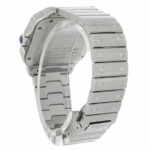 Cartier Santos Certified Ref. W4SA0006 Stahl Diamond Factory Setting Full Set 2022+Krokoband - Bild 8 Vorschau