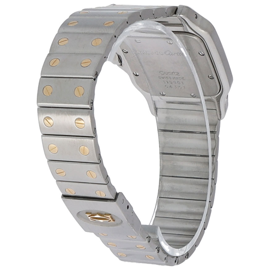 Cartier Santos Galbée Ref 119901 Steel/Gold Moonphase Quarz ca. 1990 - Bild 8