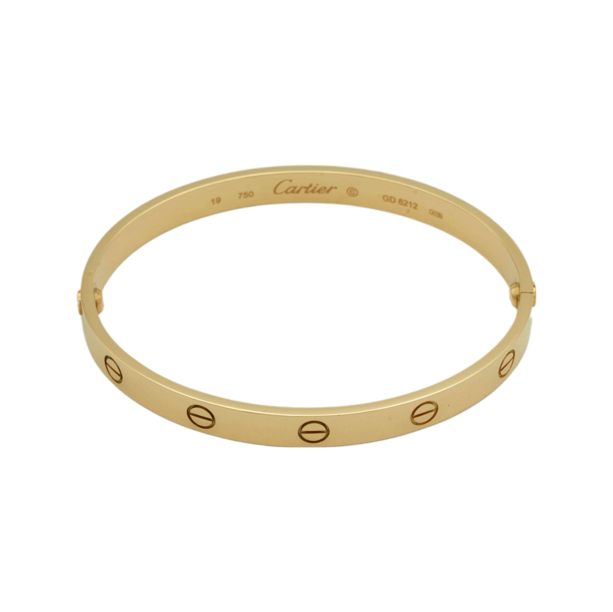 Cartier Love Armreif Gelbgold 750/18K m. Box u. Papieren