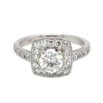 Entourage Ring Gr.58 0,90ct Diamant Weißgold 750/ 18K HRD Zertifikat Vorschau