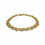 Tricolor Diamant Collier 750/18K 45cm - Bild 2 Vorschau