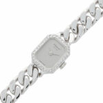 Chopard Lady 18K Weissgold Diamanten Panzerarmband Original Chopard 1980’s Vintage Watch - Bild 4 Vorschau