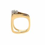 Modischer Diamant Ring Gr.53 ca. 0,80ct Diamant Bicolor 585/ 14K - Bild 8 Vorschau