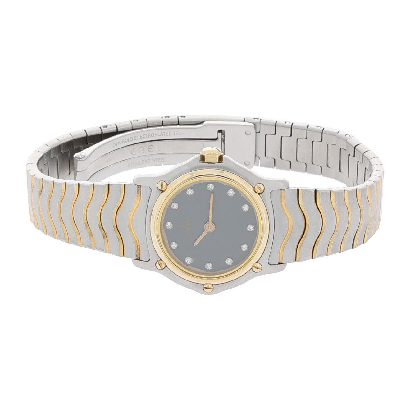 Ebel Sport Classique Gold Ref. 1057901 Diamaond Dial ca. 1995 - Bild 4