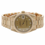 Rolex Datejust 31 Ref. 68278 Gold 18K Presidentband Diamond Dial ca.1993 - Bild 4 Vorschau