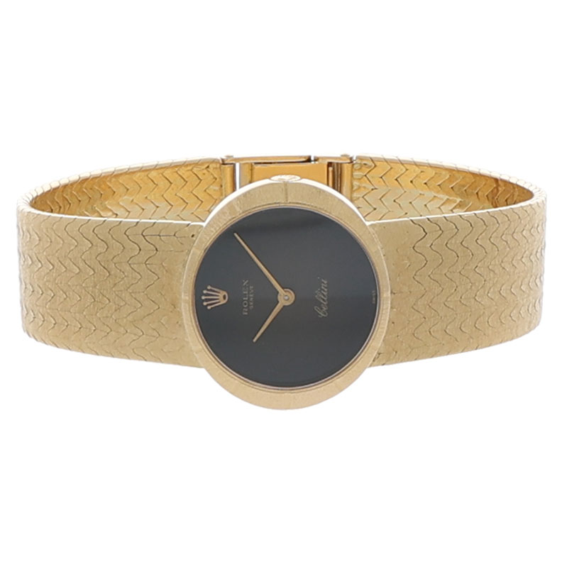 Rolex Cellini Ref. 3879 Gold 18K 25mm Bracelet Gold 18K by Carl Bucherer ca. 1972 - Bild 4