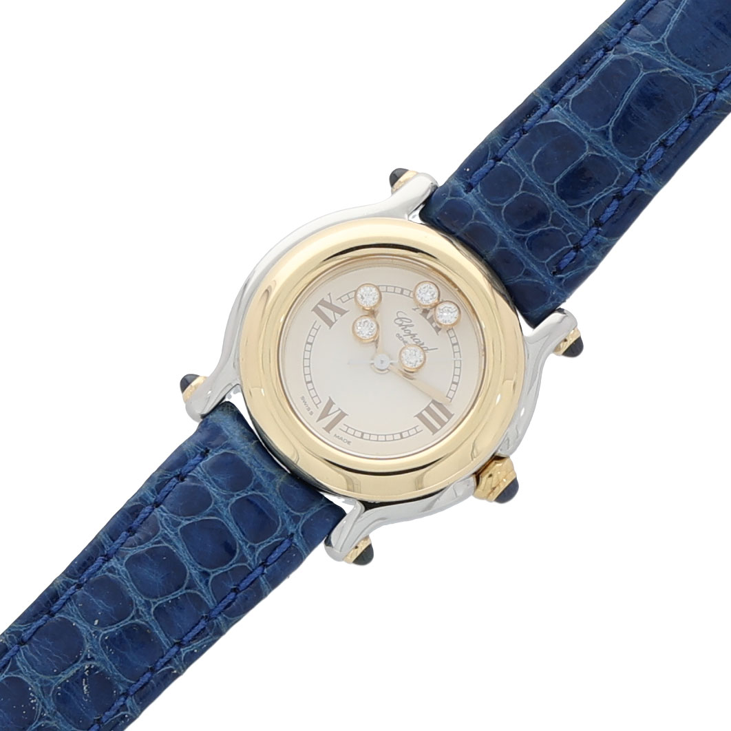 Chopard Happy Sport Ref. 27/8246-23 Stahl Gold Floating Diamonds Papers 1995 - Bild 4