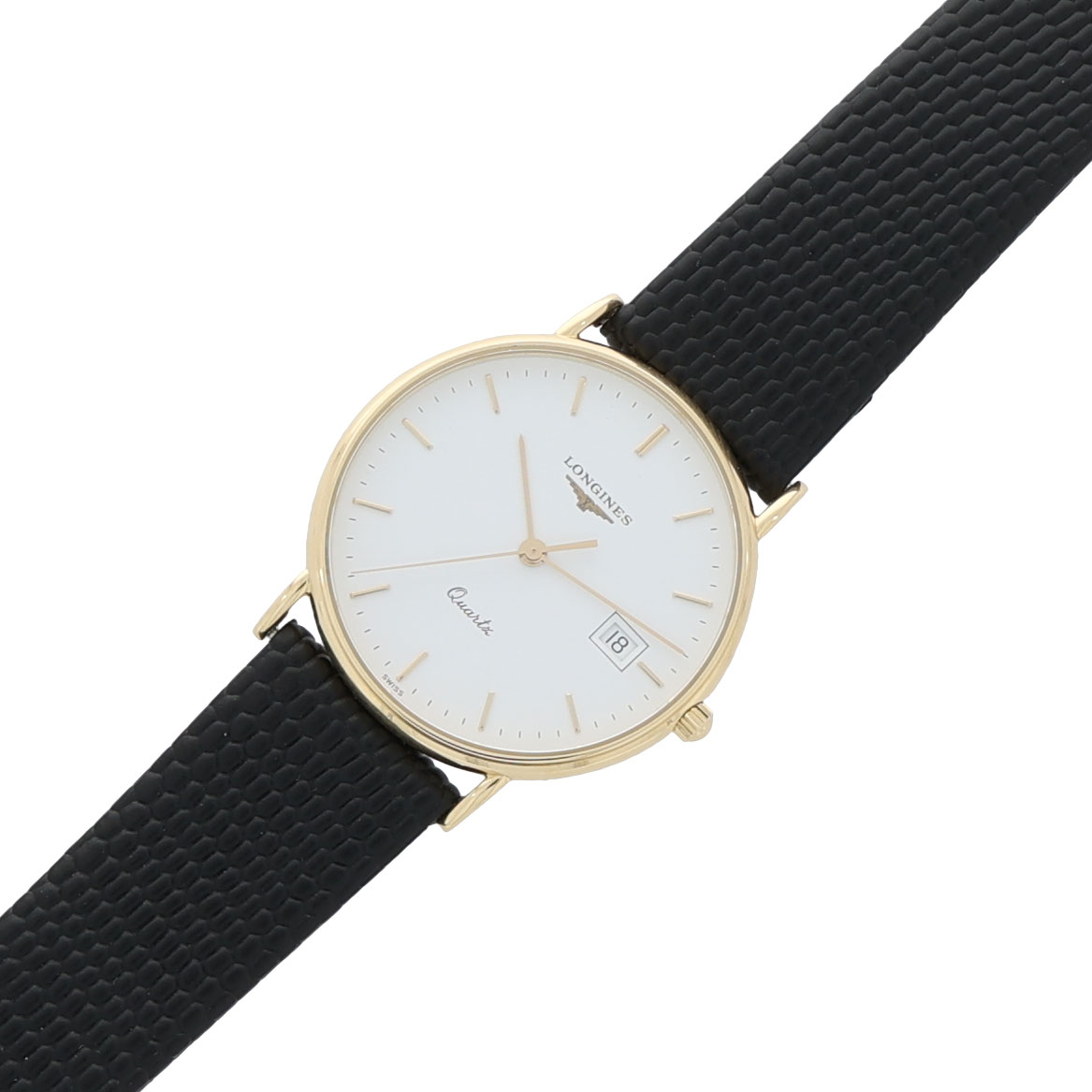 Longines Classique Quarz 18K Gold Vintage Watch Full Set - Bild 4