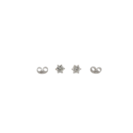 Solitärohrstecker Weißgold 750 / 18K mit 0,97ct Diamanten - Bild 2 Vorschau