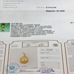 Faberge Anhänger Gelbgold 750 / 18K Emailliert mit Diamanten mit Box +Zertifikat - Bild 10 Vorschau