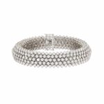 Riviérearmband mit ca.9ct Diamanten Weißgold 750 / 18K Vorschau