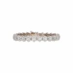 Armband in Blütenoptik mit ca. 6ct Diamanten Weißgold 750 / 18K - Bild 2 Vorschau