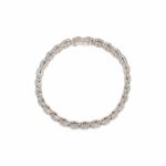 Armband in Blütenoptik mit ca. 6ct Diamanten Weißgold 750 / 18K - Bild 3 Vorschau