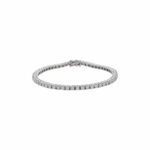 Tennisarmband Weißgold 585 / 14K mit ca. 3ct Diamanten Vorschau