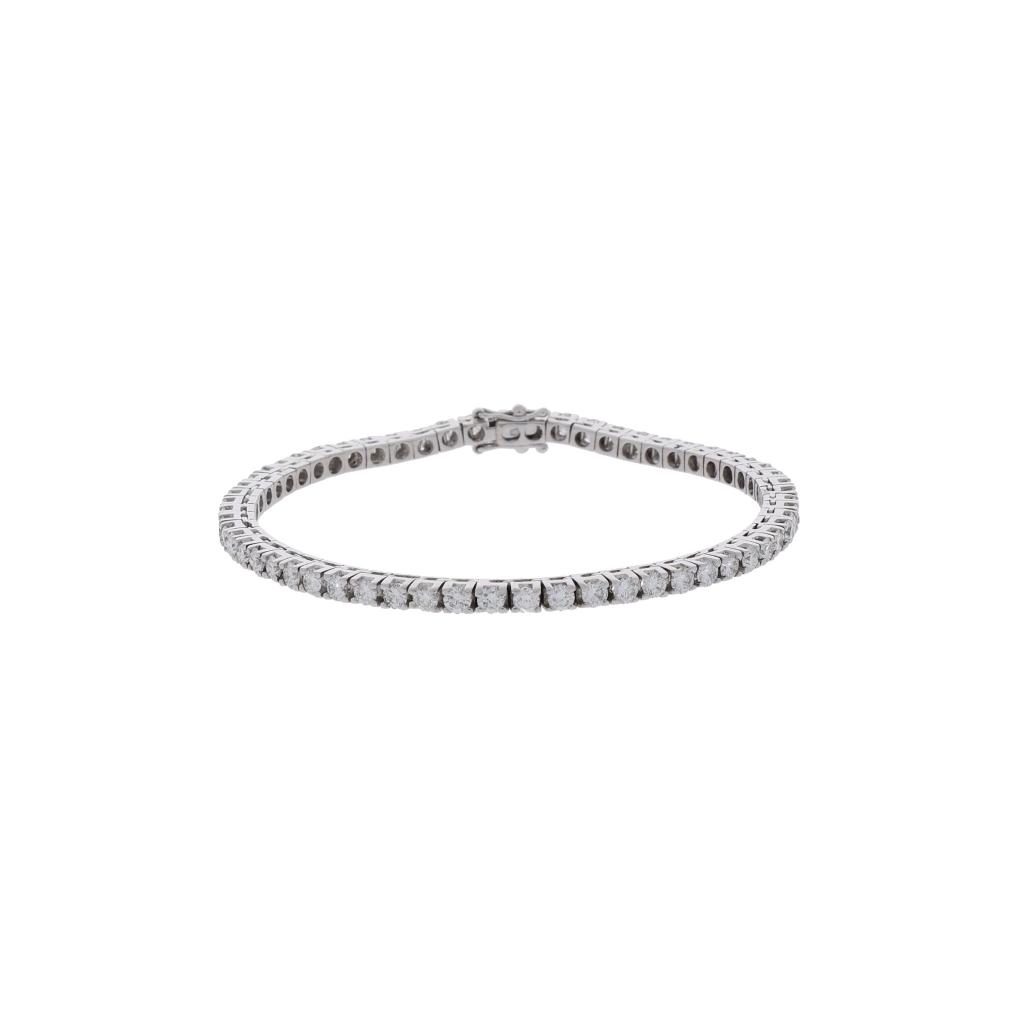 Tennisarmband Weißgold 585 / 14K mit ca. 3ct Diamanten