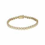 Tennisarmband Gelbgold 585 / 14K mit ca. 5,3ct Diamanten Vorschau