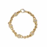 Armband Rundanker Gelbgold 750 / 18K mit ca. 0,5ct Diamanten - Bild 2 Vorschau