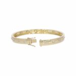 Armreif Gelbgold 750 / 18K mit ca. 0,5ct Diamanten - Bild 3 Vorschau