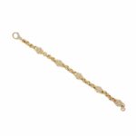 Armband Rundanker Gelbgold 750 / 18K mit ca. 0,5ct Diamanten - Bild 4 Vorschau