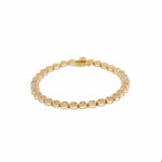Tennisarmband Gelbgold 750 / 18K mit ca. 4ct Diamanten Vorschau