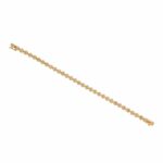 Tennisarmband Gelbgold 750 / 18K mit ca. 4ct Diamanten - Bild 5 Vorschau
