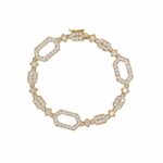 Armband 17,5cm Gelbgold 750 / 18K mit ca.5,34ct Diamanten - Bild 2 Vorschau